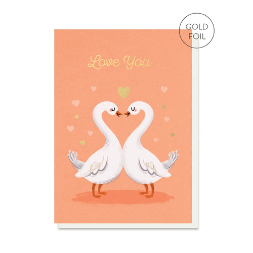 Love Swans Card