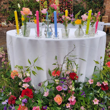 Coloured 8 Inch Pillar Candles
