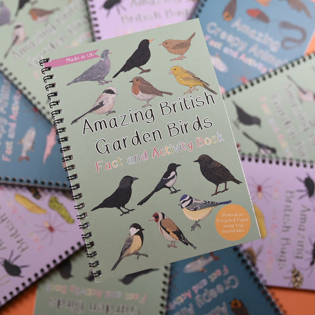 Amazing British Garden Birds Fact And Activity Book