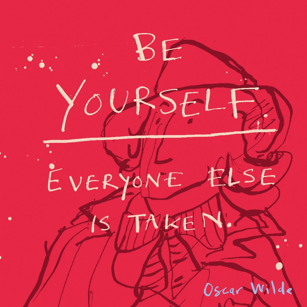 Be Yourself - Oscar Wilde Card