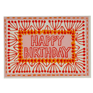 Happy Birthday Neon Card