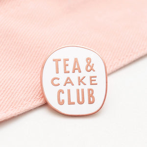 Tea & Cake Club Enamel Badge