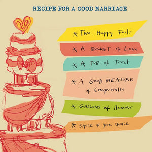 Recipe For A Good Marriage Card