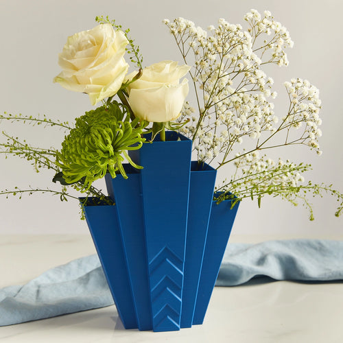 Recycled Art Deco Style Vase
