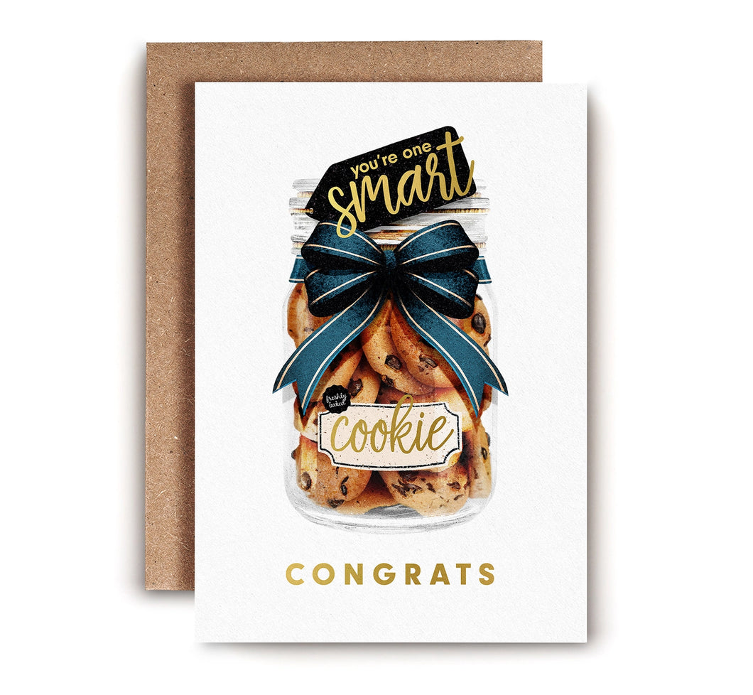 One Smart Cookie Congratulations Card