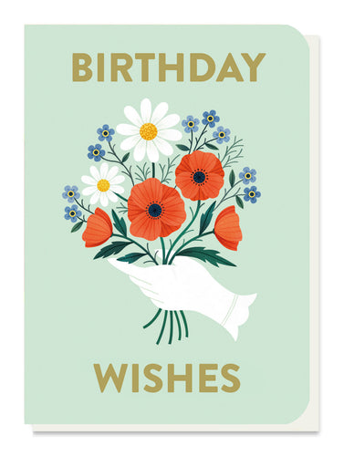 Birthday Wishes Posie Seedstick Card