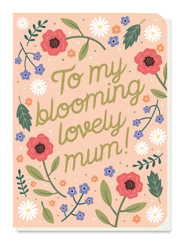 Blooming Lovely Mum Seedstick Card