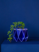 15cm Potr Origami Pot - Ink Blue