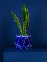 18cm Potr Origami Pot - Ink Blue