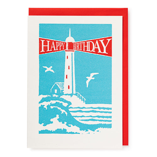 Lighthouse Birthday Card