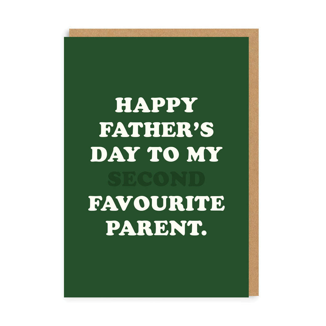 Happy Father's Day to My (Second) Favourite Parent Card