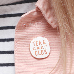 Tea & Cake Club Enamel Badge