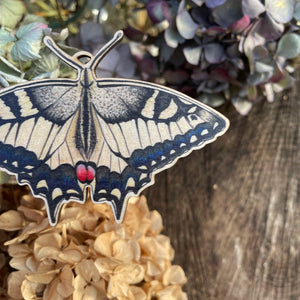 Swallowtail Butterfly Wooden Decoration