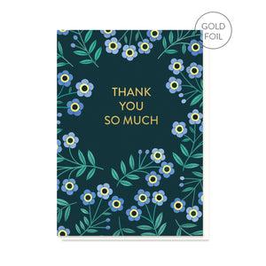 Forget Me Not Thank You Card