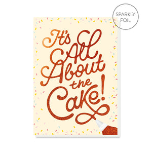 All About The Cake Birthday Card