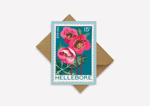 Hellebore Greetings Card
