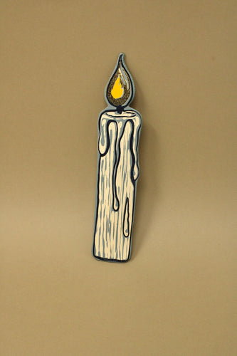 Leather Candle Bookmark