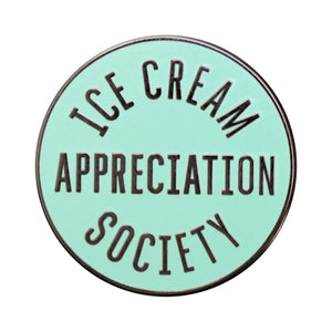 Ice Cream Appreciation Society Enamel Badge