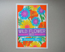 Wildflower A3 Risograph Print