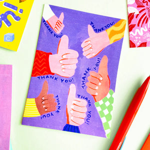 Thumbs Thank You Card