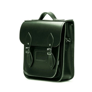 Handmade Leather City Backpack, Ivy Green