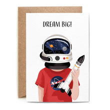 Astronaut Childrens birthday card