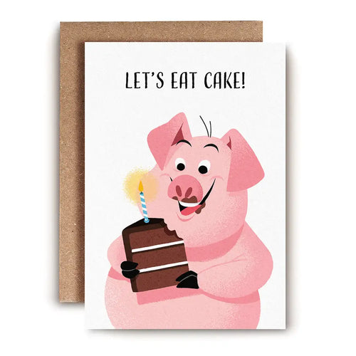 Let's eat Cake Card