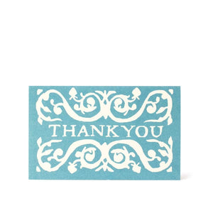 6 Pack Thank You gift Cards Blue
