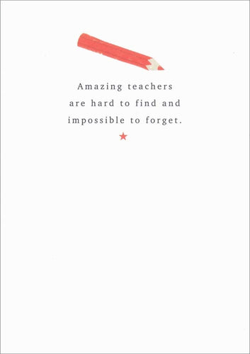 Amazing Teachers Are Hard To Find Card