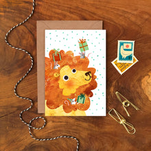Lion And Mice Card