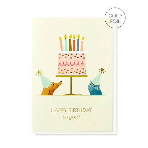 Party Pets Happy Birthday Card