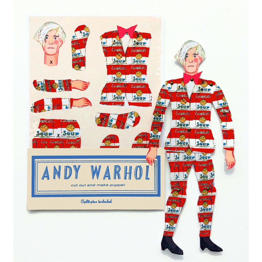 Andy Warhol Cut and Make Paper Puppet
