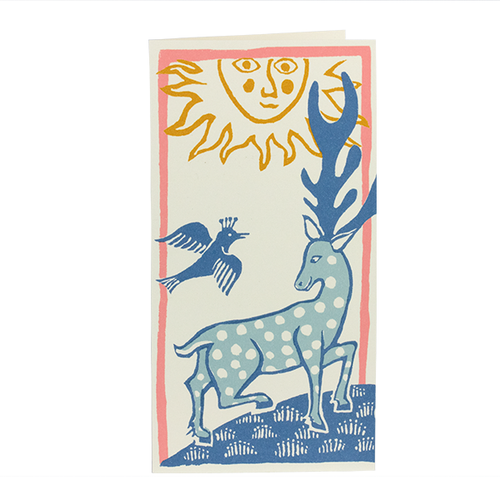 Deer and Bird Pack of ten Cards