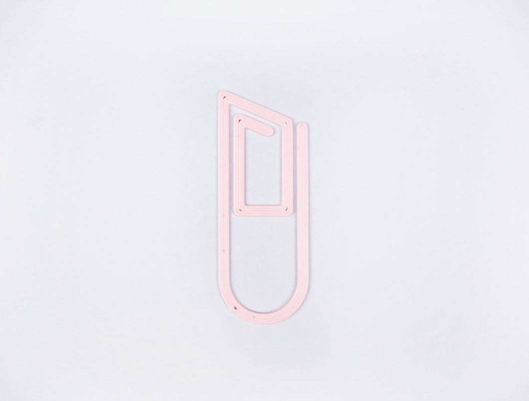 Modern Paperclip Bookmark - Pink