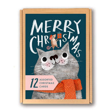Christmas Animals Cards, Pack of 12
