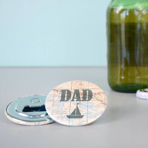 'Dad' Magnetic Bottle Opener