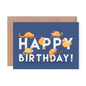Happy Birthday Animals Cards - 6 Pack