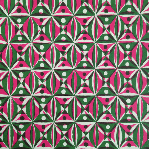 Patterned Paper Kaleidoscope Pink and Green
