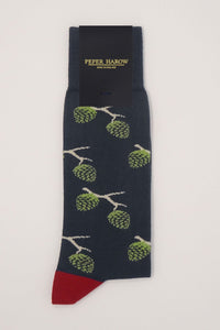 Pine Navy Men’s Socks