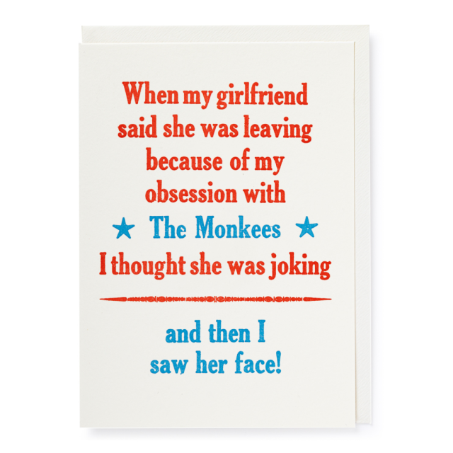 The Monkees Card