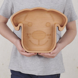 Wooden Dog Bowl