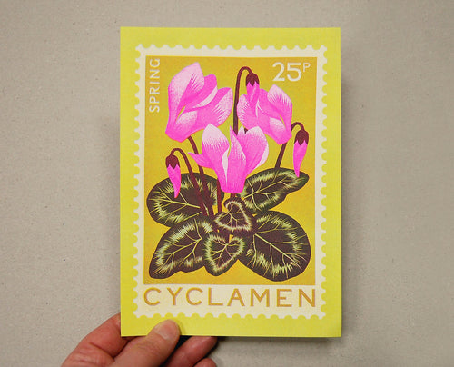 A5 Cyclamen Print