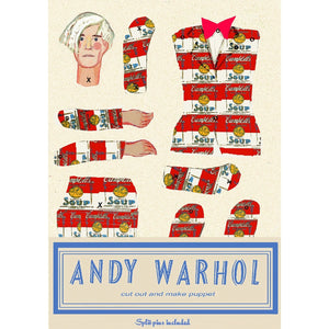 Andy Warhol Cut and Make Paper Puppet