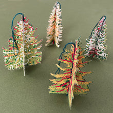 Forest Paper Decorations, Pack of Four