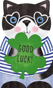 Good Luck Cat Card