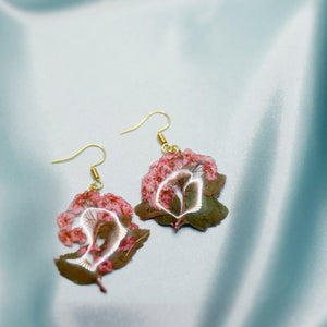 Pink Bouquet Earrings