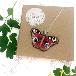 Peacock Butterfly Necklace