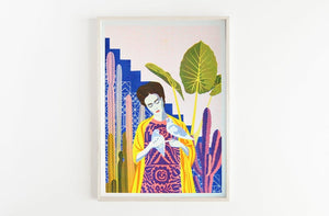 Frida Kahlo A3 Risograph Print