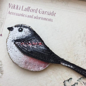 Long Tailed Tit Brooch